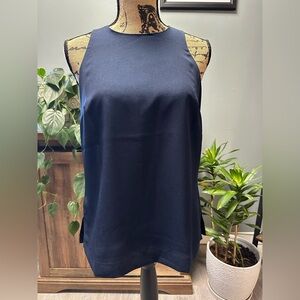 Banana Republic navy blue racerback tank. Size XS. NWT.